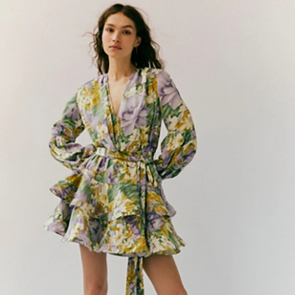 Bronx and Banco Bedouin Floral Mini Dress *Missing Waist Tie